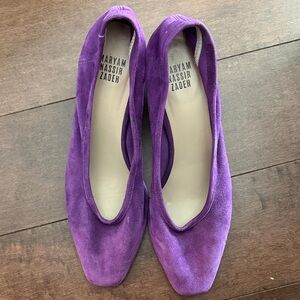 Maryam Nassir Zadeh Vibrant Purple Flats